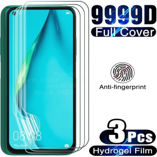 3pcs Hydrogel Film Screen Protector For Huawei p40 lite e p30 p40pro + p 30 40 lite 40lite 40pro p20 light not glass films