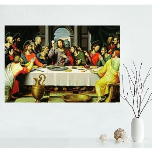 Nice Custom Jesus Canvas Poster Print painting Art Wall Silk Poster cloth print Fabric Poster