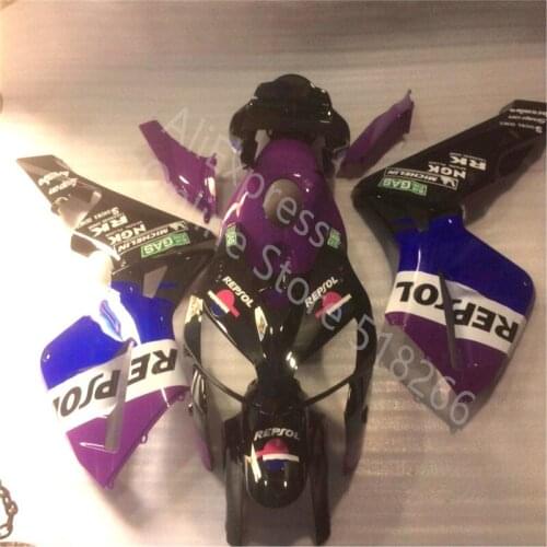 Injection Molding fairings for HONDA CBR600RR 2005 2006 CBR 600 RR 05 06 pink blue white black bodywork fairing