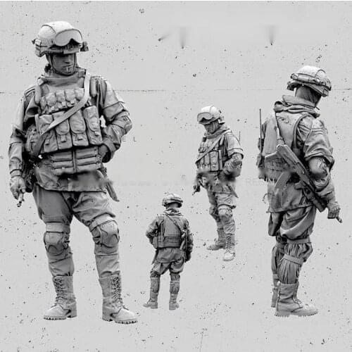 1/35 Resin White Model Resin Model Russian Modern Special Forces Soldiers Need To Manually Color The Model Free Shipping