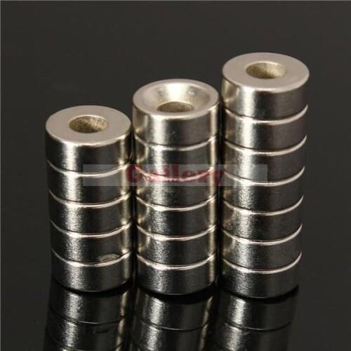 36 Pcs N52 Strong Round Magnets D12x5mm Rare Earth with 4mm Hole