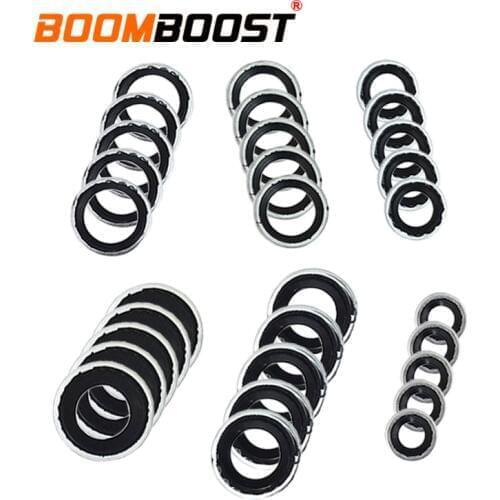 A/C Compressor Sealing Gasket Washer Set 30pcs Assortment Repair Tool Air Conditioner Pump Washer O Ring