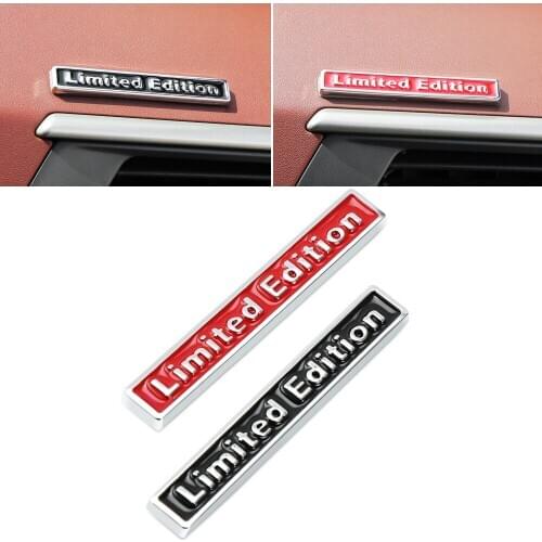 Black/red 3D Limited Edition Car Sticker for opel insignia renault golf 4 seat leon fr golf 5 mercedes opel astra h bmw e39