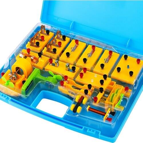 Circuit Science Experiment Box Electricity Series and Parallel Light Bulbs Light Up Experiment set no battery