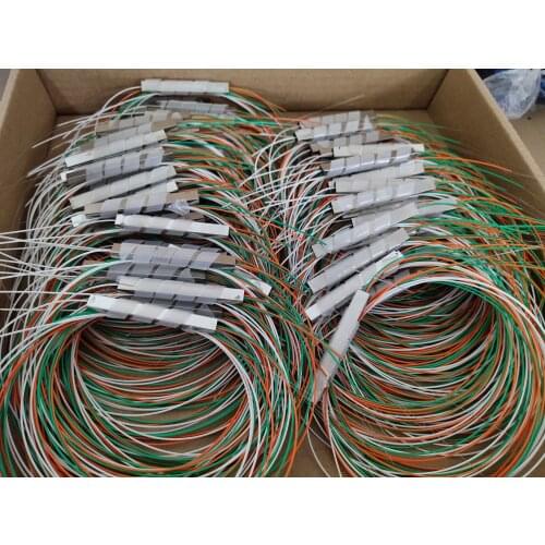 1x2 1x4 1x8 1x16 color plc splitter FTTH Fiber Optical splitter Fiber 1:2 1:4 1:8 1:16 PLC/PLC splitter free shipping 10pcs