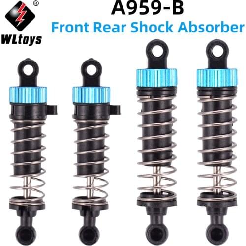 2pcs Front Rear Shock Absorber A959-B-12 A959-B-22 for Wltoys 1/18 A959-B A969-B A979-B RC Car Accessories Spare Parts
