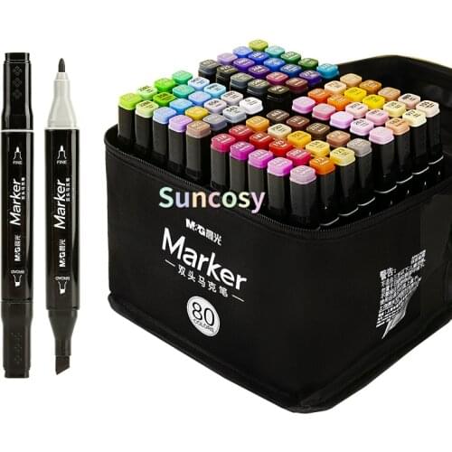 Professional Promarkers, 24/48 color, Double Head Oil Art Markers For Kids, Alcoholic art painting animation graffiti Markers