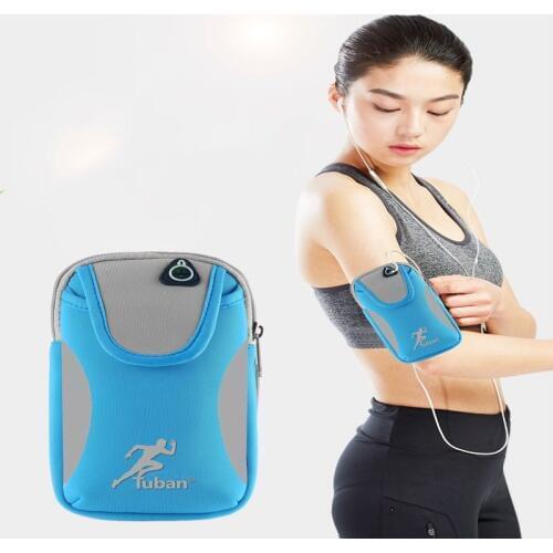 Running mobile phone sports arm bag gym bags outdoor male arm set fitness equipment wrist bag arm band sport bag