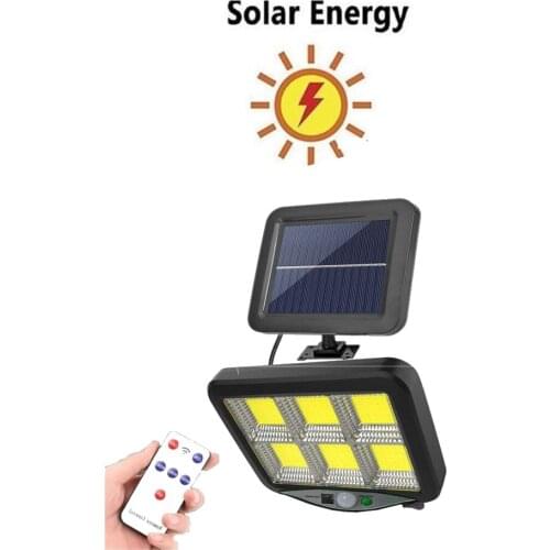 Seperable Outdoor Solar LED Street Light IP65 Waterproof Wall Lamp Remote Control Upgrad Lantern Garden Square Highway Enhance L