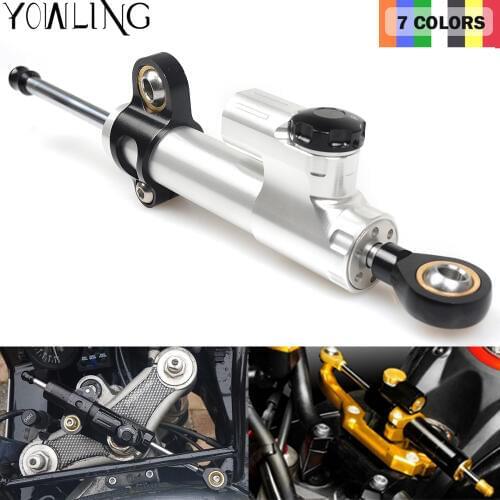 Universal CNC Aluminum Motorcycle Steering Damper For Honda Suzuki BMW Yamaha MT09 kawasaki Z750 Z1000 z800 A YZF1000 R1 YZF