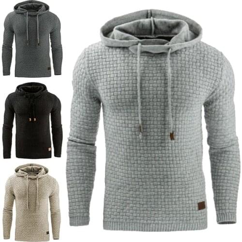 High Quality Men Tracksuit Sweatshirt Pullover Hoodies Mens Tops Long Sleeve Hooded Spring Autumn Male Casual Hoody Tops