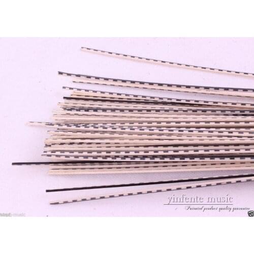 Yinfente 50 Guitar Strip Luthier Purfling Binding MARQUETRY Wood Inlay Top side Guitar Parts & Tailpiece #84