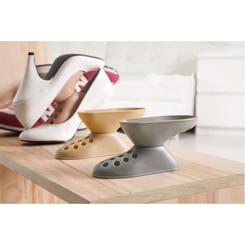 1PC Creative Shoe Tree Storage Shoes Organizer Stand Shelf Double-layer Shoe Holder Portable Shoe Drying Rack OK 0724