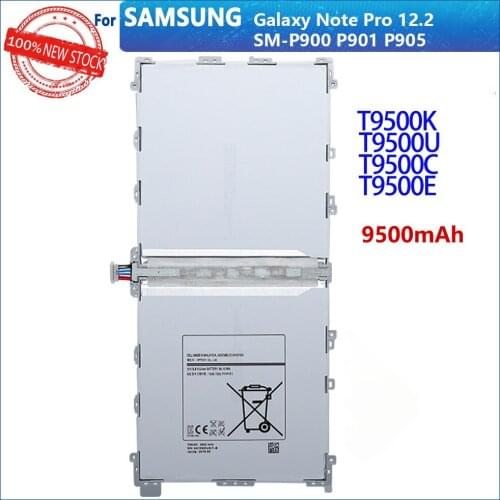 100% Genuine T9500E T9500C T9500K For Samsung Galaxy Note 12.2 P900 P901 P905 SM-T900 SM-P900 9500mAh Tablet In Stock Batteria