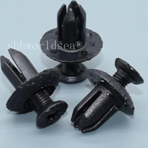 Free Shipping 100PCS Push Type Retainer Car Clips Plastic Fastener For Cars Automotive Clips Fastners Plastic Rivet Clip Snap