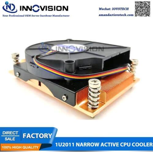 1u LGA2011 narrow 94*56mm server cpu cooler heatsink radiator suitable for intel Xeon E5-2600 E5-4600 Series cpu