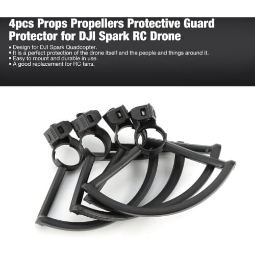 4pcs Propeller Blade Props Protection Cover Propellers Protective Guard Protector for DJI Spark RC Drone Quadcopter