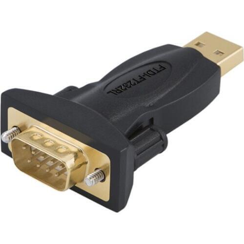 USB to RS232 Adapter with FTDI Chipset,USB 2.0 Male to RS232 Male DB9 Serial Converter for Cashier Register,Modem,Scanner