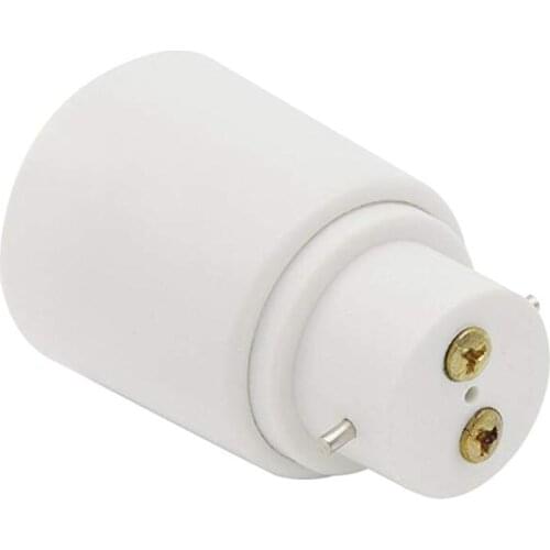 B22 To E27 Lamp Adaptor Connector Light Base Screw Light Bulb Socket Flame Retardant Bakelite Durable Safe Non Electric