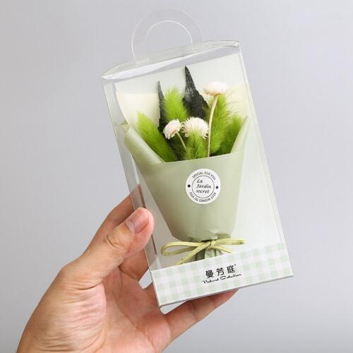 Natural Dried Flowers Bouquet Home Easter Decorations Mini Dried Flower Gift Box For Wedding Birthday Real Flowers