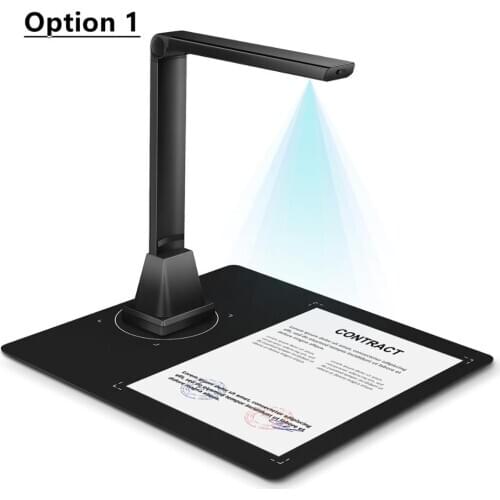 Digital Classroom document camera visualizer with HD VGA USB port VE802AF 5MP Smart book scanner portable document scanner