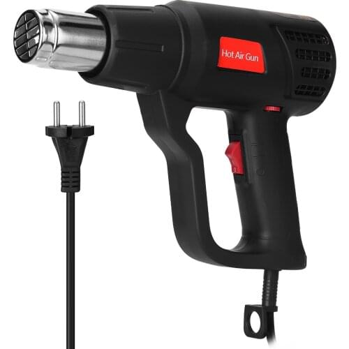 1200W Portable Electric Hot Air Machine Dual Wind Speed Stepless Thermostat Film Heating Hot Air Power Tool Hot Air Gun