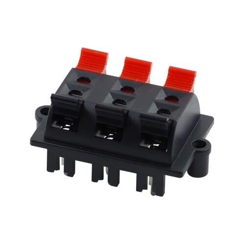 Speaker terminal 2 row 3 bit test clip external terminal block audio terminal block clamp