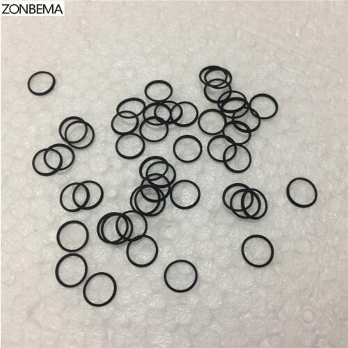 ZONBEMA 100pcs Waterproof Rubber Ring for Sim Tray Slot Holder Silent Mute Home Button Replacement Parts For iPhone 7 8 X Plus
