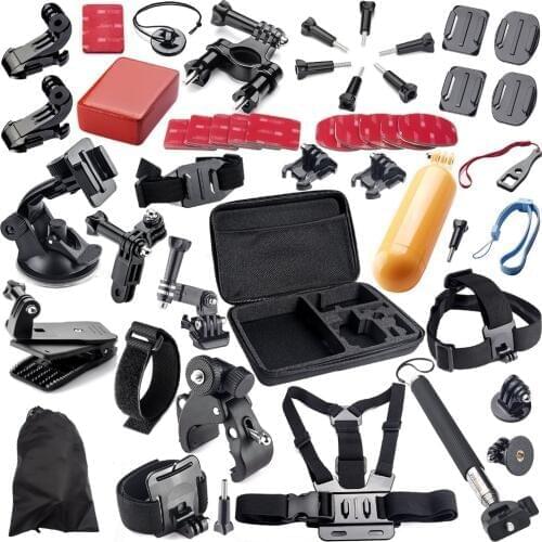 Gopro Hero 44 in 1 Chest Head Mount Strap Monopod Accessories kit for GoPro HERO 4 3+ 3 2 1 Black Silver SJ4000 SJ5000 SJ6000