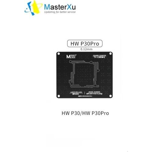 MaterXu MaAnt BGA Reballing Stencil for HUAWEI P30 P30 Pro Middle Frame Planting Tin Template Plate