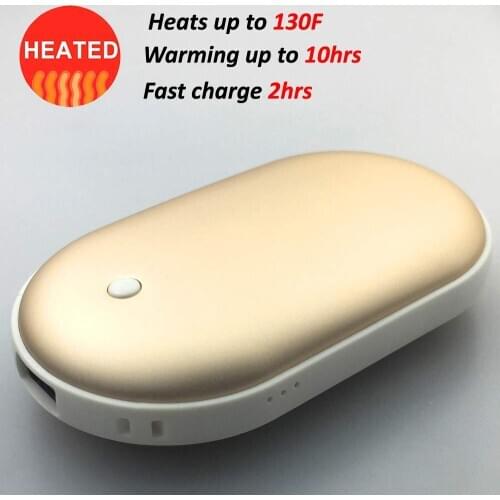 5200 mAh Mini Hand Warmer USB Charging Pocket 5V/2A Phone Power Bank Long-Life Portable Winter Body Handy Warmer Hand Heater