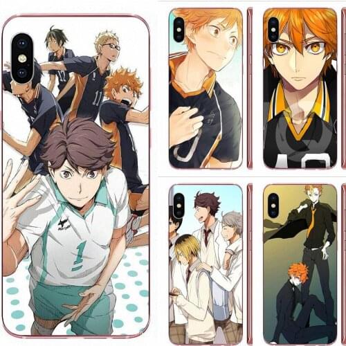 Soft Phone Case Skin Cover For Samsung Galaxy A10 A20 A20E A3 A40 A5 A50 A7 J1 J3 J4 J5 J6 J7 2016 2017 2018 Anime Haikyuu