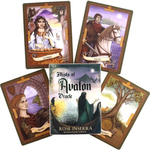 Mists Of Avalon Oracle Cards Beginners Board Game Multiplayer Family Party Game Fortune Telling Prophet Tarot Deck With Guide