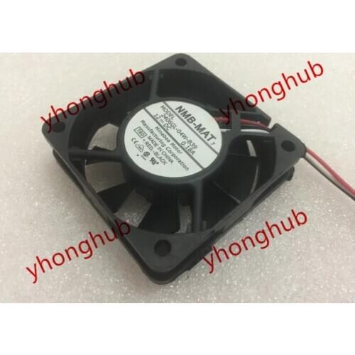 NMB-MAT 2406GL-04W-B39 T08 DC 12V 0.18A 60x60x15mm 3-Wire Server Cooling Fan