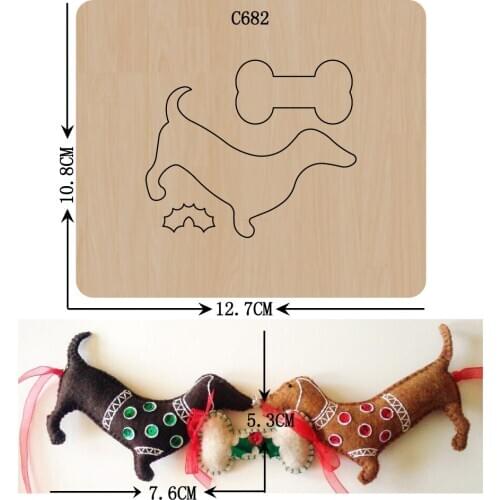 New Dog Wooden die Scrapbooking C-682 Cutting Dies Multiple sizes