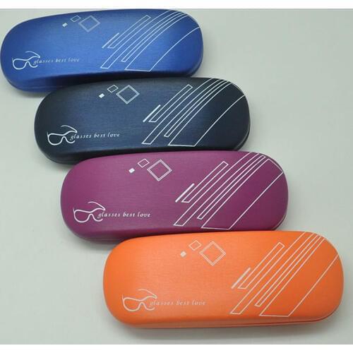 New Fashion Portable Sunglasses Case Box Men And Women Leather Glasses Hard Case Trend Protective Case Reading Glasses Case
