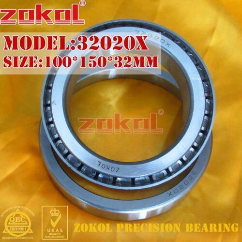 ZOKOL bearing 32020X 2007120E Tapered Roller Bearing 100*150*32mm