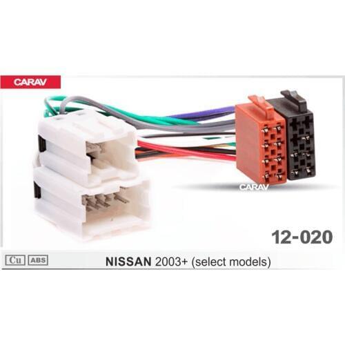 CARAV 12-020 ISO Radio Adapter for NISSAN 2003+(select models) Wire Wiring Harness Connector Lead Loom Cable Plug Adaptor Stereo
