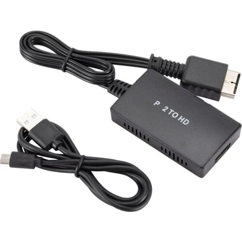 HD Video Cable Splitter Adapter Game Console Converter HDMI-Compatible Accessories for PS2 Game Console