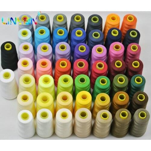 Sewing Machine Industrial 4 pieces Polyester Thread 40s/2 Yarn for knitting polyester yarns sewing kit glow thread overlock t4