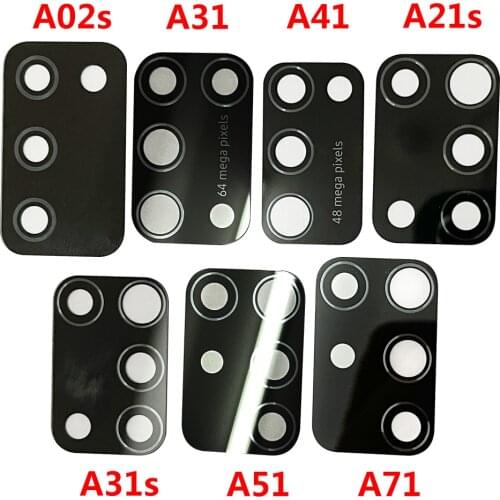 20Pcs,Back Rear Camera Glass Lens Cover With Glue For Samsung M21 M31S M51 A41 A51 A71 A12 A21 A11 A31S A10S A20S A30 A40 A02S