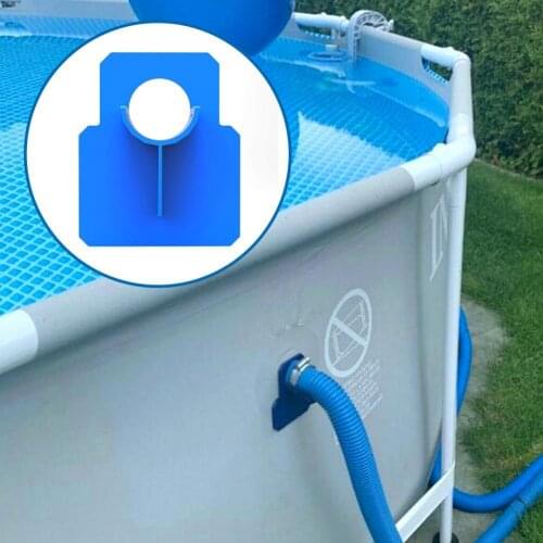 ABS swimming pool pipe rack High stability compact blue water pipe support for folding inflatable swimming pool hose support