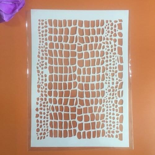 A4 29 * 21cm grid Mandala DIY Stencils Wall Painting Scrapbook Coloring Embossing Album Decorative Paper Card Template