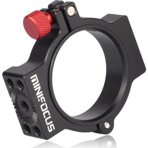 Crane Extension Ring Clamp Microphone Monitor LED Video Light Mount Adapter with Rosette 1/4" and 3/8" holes for Zhiyun Crane 2