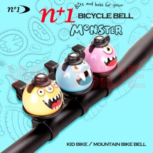 Bicycle bell Kawaii Lovely Mini Bell Cartoon Monster for kid mountain bike cycling bell