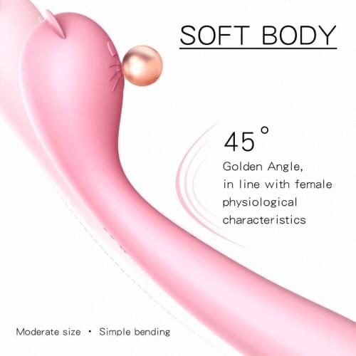 G spot Massage Vibrator for Women Cute Mouse Clitoris Stimulator Silicone Vagina Dildo Vibe Female Masturbator Sex Toy for Woman