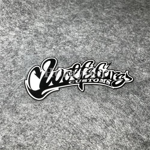 Car Styling Vinyl Stickers for WOLFSBURG CUSTOMS OEM Youngtimer VAG Tuning Motor Bikes Electirc Computer Case Decal