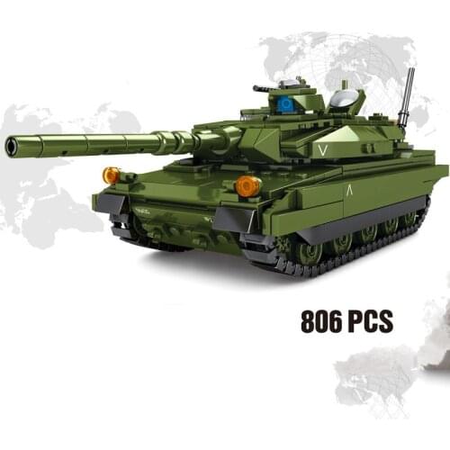 Military series WW2 army Type 10 main battle tank soldier SWAT DIY Building Blocks Bricks Toys Gifts