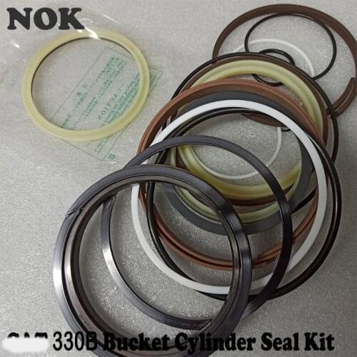 High Quality NOK SKF CAT 330B E330B Bucket Cylinder Seal Kit for Caterpillar Excavator Hydraulic Cylinder Repair Kits