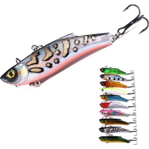 1 Piece VlB For Winter Minnow Fishing Lure Rattling And Artificial Bait 7cm 18g Winter fishing Sea Fishing Tackle Wobblers